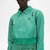Jachete de damă cu broderie Gingham
