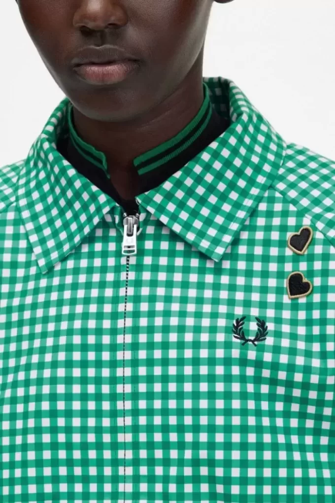 Jachete de damă cu broderie Gingham