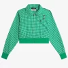 Jachete de damă cu broderie Gingham