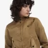 Jachete de damă cu căptușeală imprimată și fermoar