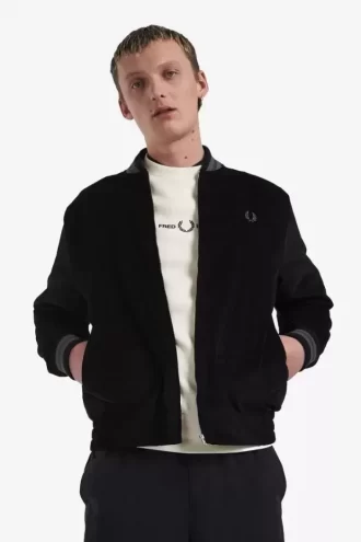 Jachete de tenis Bomber cu cord needlecord pentru bărbați