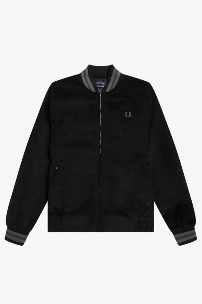 Jachete de tenis Bomber cu cord needlecord pentru bărbați Jachete de tenis Bomber cu cord needlecord pentru bărbați