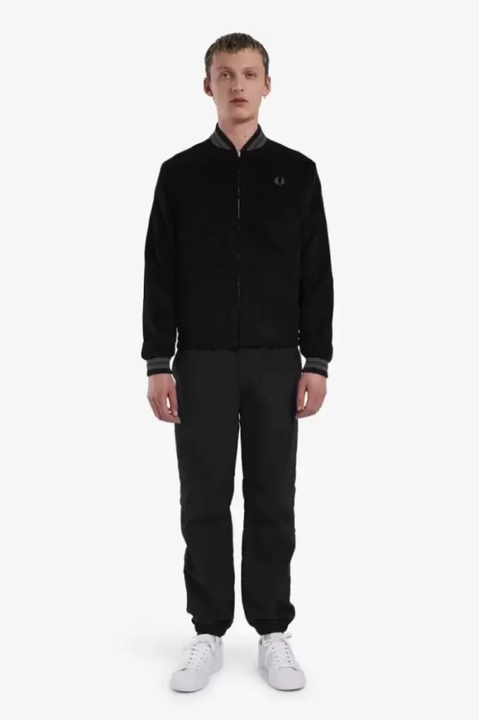 Jachete de tenis Bomber cu cord needlecord pentru bărbați Jachete de tenis Bomber cu cord needlecord pentru bărbați