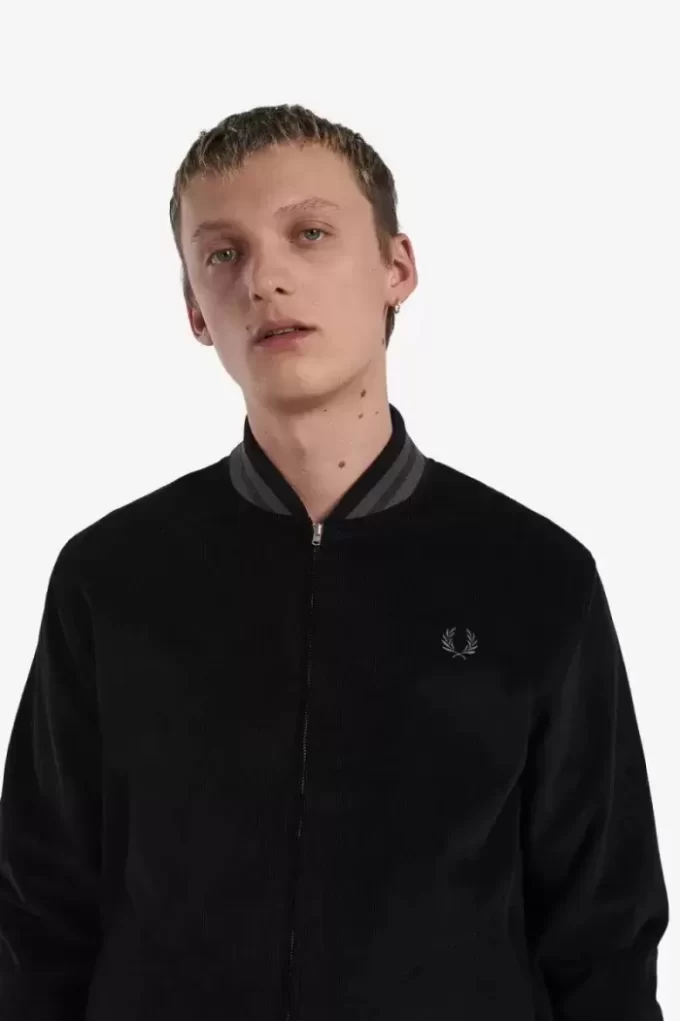 Jachete de tenis Bomber cu cord needlecord pentru bărbați Jachete de tenis Bomber cu cord needlecord pentru bărbați
