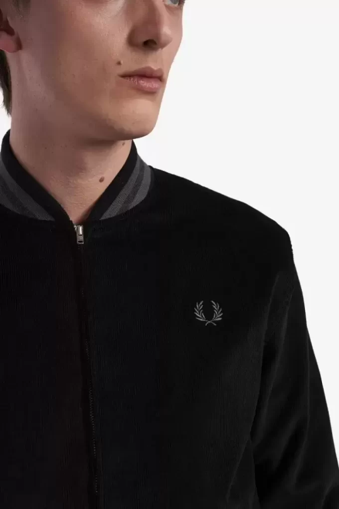 Jachete de tenis Bomber cu cord needlecord pentru bărbați Jachete de tenis Bomber cu cord needlecord pentru bărbați
