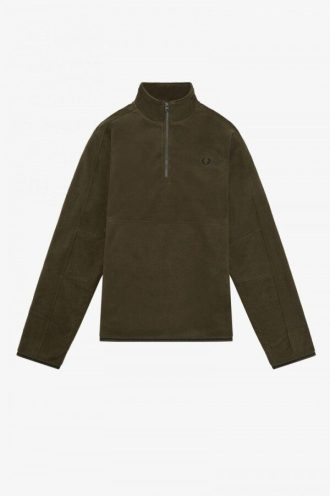 Jachete de trening cu fermoar pe jumătate din fleece polar