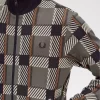Jachete de trening Glitch Tartan pentru bărbați Jachete de trening Glitch Tartan pentru bărbați