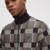 Jachete de trening Glitch Tartan pentru bărbați Jachete de trening Glitch Tartan pentru bărbați