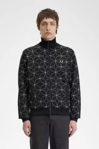 Jachete de trening pentru bărbați cu imprimeu geometric Jachete de trening pentru bărbați cu imprimeu geometric