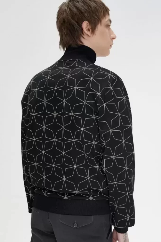 Jachete de trening pentru bărbați cu imprimeu geometric Jachete de trening pentru bărbați cu imprimeu geometric