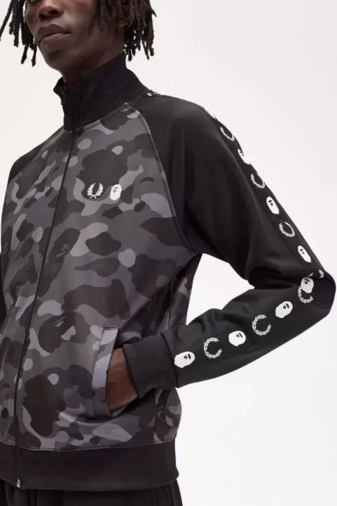 Jachete de trening pentru bărbați cu panouri de camuflaj Jachete de trening pentru bărbați cu panouri de camuflaj