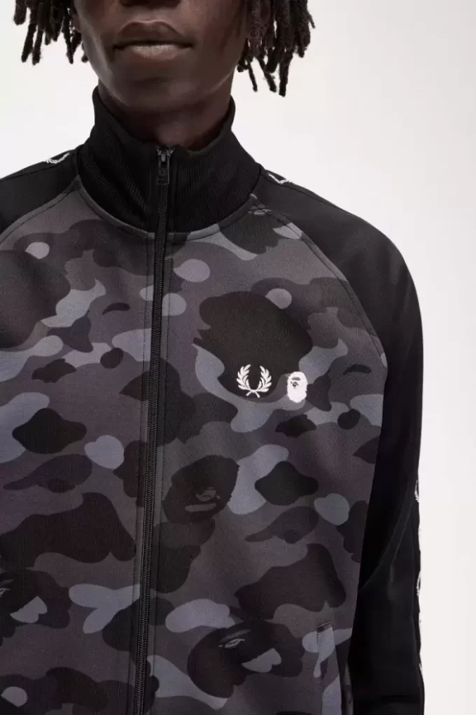Jachete de trening pentru bărbați cu panouri de camuflaj Jachete de trening pentru bărbați cu panouri de camuflaj
