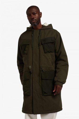 Jachete Parka cu Buzunare Utilitare