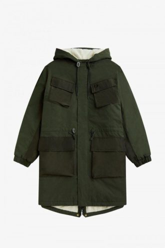 Jachete Parka cu Buzunare Utilitare