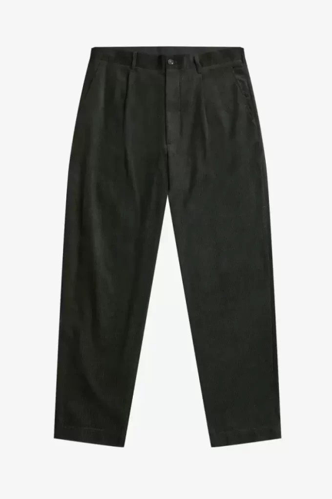 Pantaloni bărbătești conici cu cord tip waffle Pantaloni bărbătești conici cu cord tip waffle