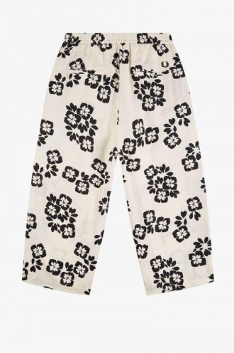 Pantaloni cu imprimeu floral Fred Perry