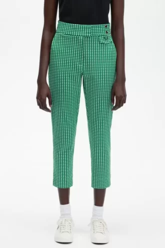 Pantaloni de damă cu imprimeu cartofi
