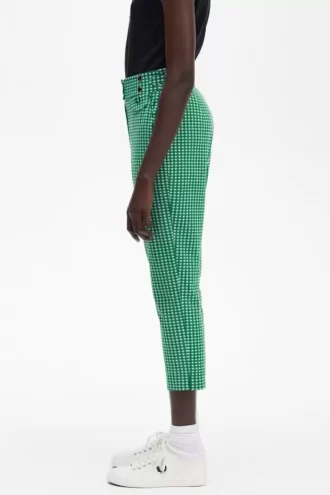 Pantaloni de damă cu imprimeu cartofi