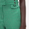 Pantaloni de damă cu imprimeu cartofi
