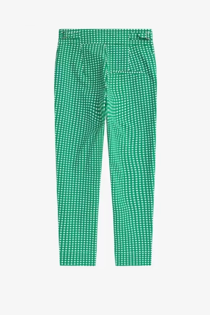 Pantaloni de damă cu imprimeu cartofi