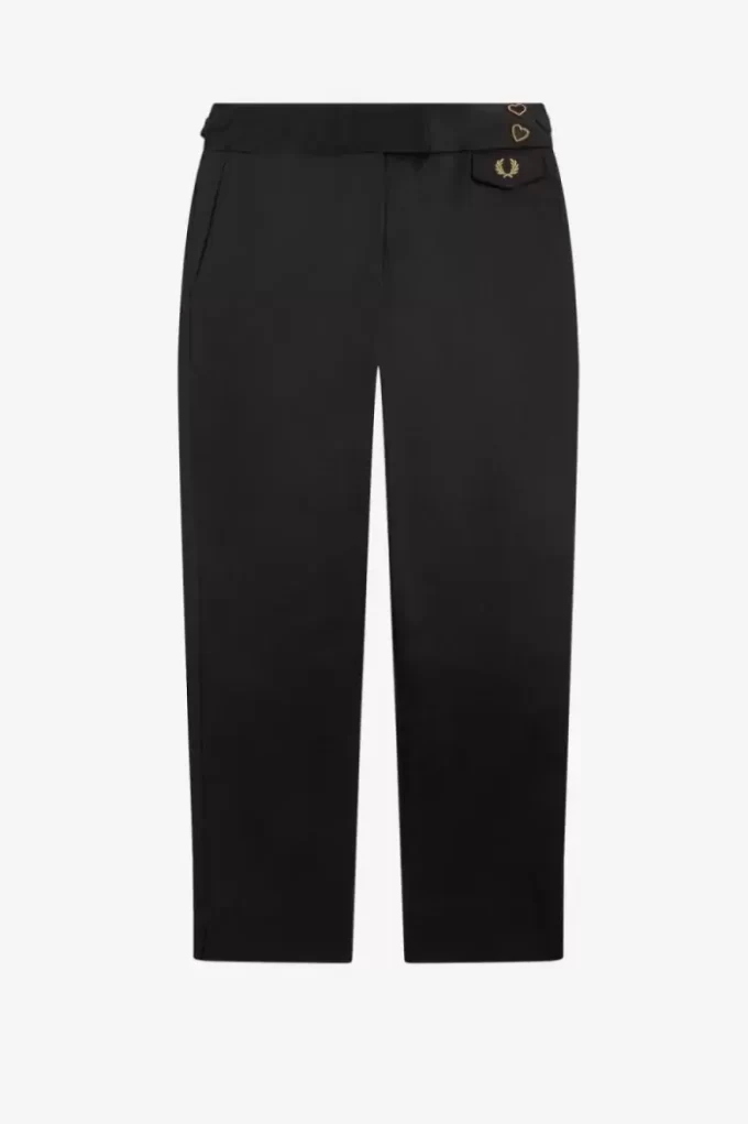 Pantaloni de damă cu talie înaltă