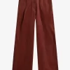 Pantaloni de damă din catifea reiată