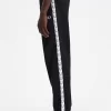 Pantaloni de trening cu bandă adezivă pentru bărbați Pantaloni de trening cu bandă adezivă pentru bărbați