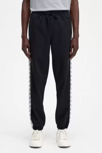 Pantaloni de trening cu bandă adezivă pentru bărbați
