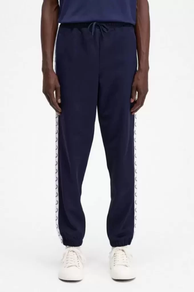 Pantaloni de trening cu bandă adezivă pentru bărbați Pantaloni de trening cu bandă adezivă pentru bărbați
