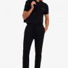 Pantaloni de trening cu bandă în dungi Pantaloni de trening cu bandă în dungi