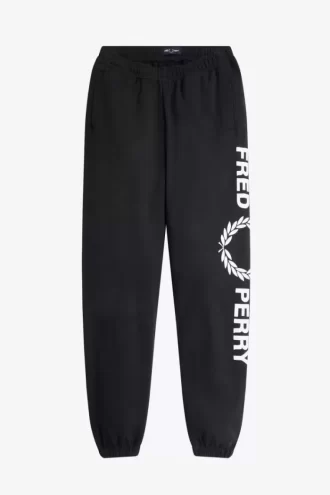 Pantaloni de trening cu logo grafic pentru femei