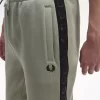 Pantaloni de trening pentru bărbați cu bandă în relief Pantaloni de trening pentru bărbați cu bandă în relief