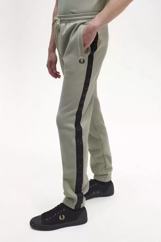 Pantaloni de trening pentru bărbați cu bandă în relief Pantaloni de trening pentru bărbați cu bandă în relief