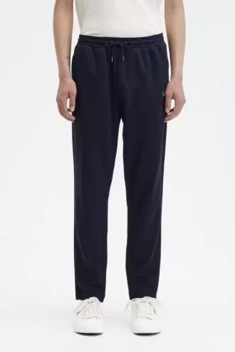Pantaloni de trening tricotați cu bandă adezivă pentru bărbați