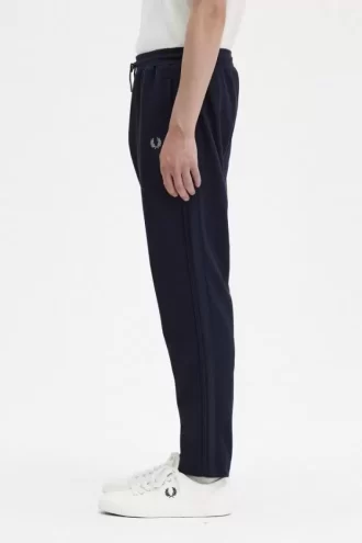 Pantaloni de trening tricotați cu bandă adezivă pentru bărbați
