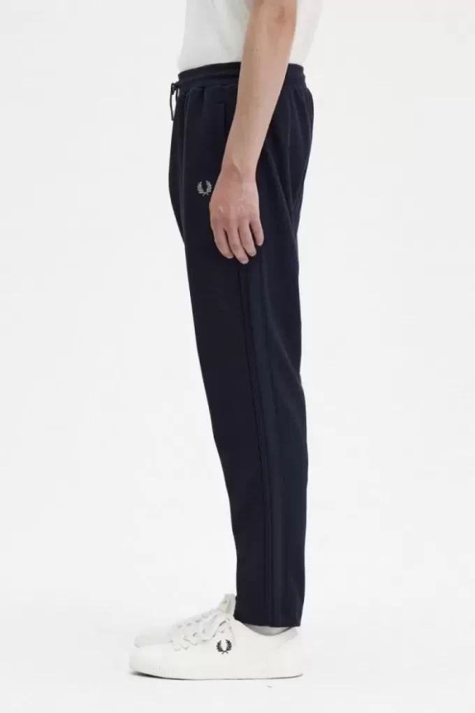 Pantaloni de trening tricotați cu bandă adezivă pentru bărbați Pantaloni de trening tricotați cu bandă adezivă pentru bărbați