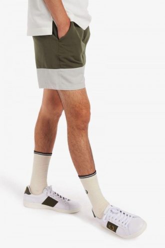 Pantaloni scurți de baie color block
