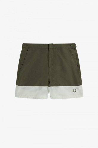 Pantaloni scurți de baie color block