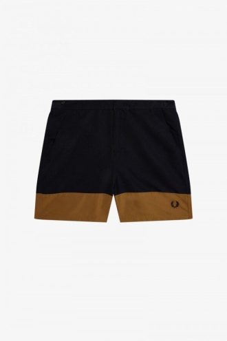 Pantaloni scurți de baie color block