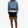Pantaloni scurți de baie color block Pantaloni scurți de baie color block