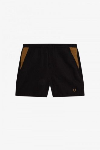 Pantaloni scurți de baie cu panouri contrastante