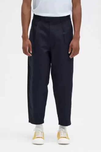 Pantaloni scurți pentru bărbați din amestec de in