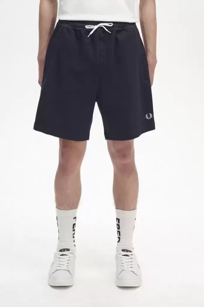 Pantaloni scurți pentru bărbați din tricot inversat Pantaloni scurți pentru bărbați din tricot inversat