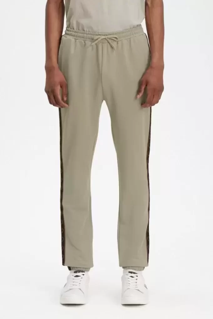 Pantaloni sport cu bandă contrastantă pentru bărbați Pantaloni sport cu bandă contrastantă pentru bărbați
