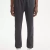 Pantaloni sport cu bandă contrastantă pentru bărbați Pantaloni sport cu bandă contrastantă pentru bărbați