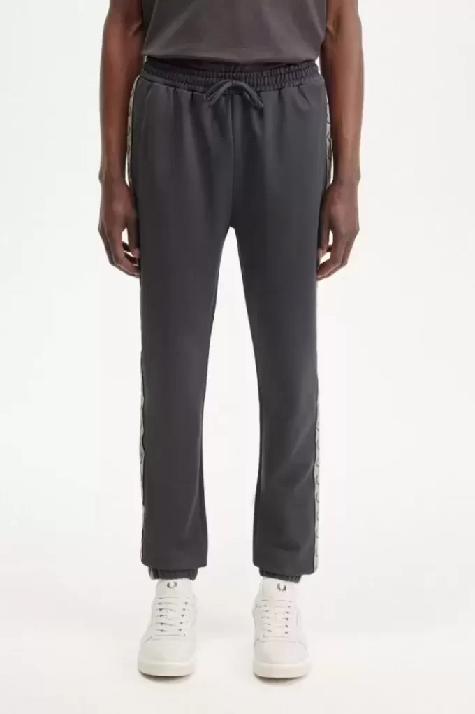 Pantaloni sport cu bandă contrastantă pentru bărbați Pantaloni sport cu bandă contrastantă pentru bărbați