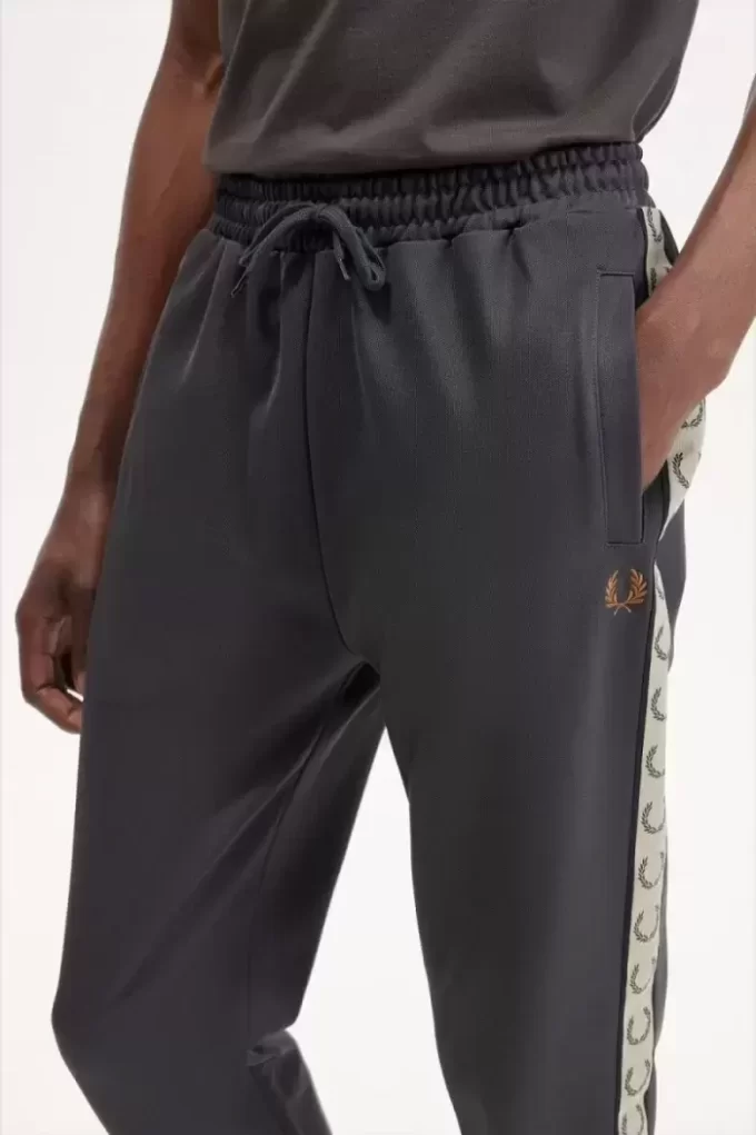 Pantaloni sport cu bandă contrastantă pentru bărbați Pantaloni sport cu bandă contrastantă pentru bărbați