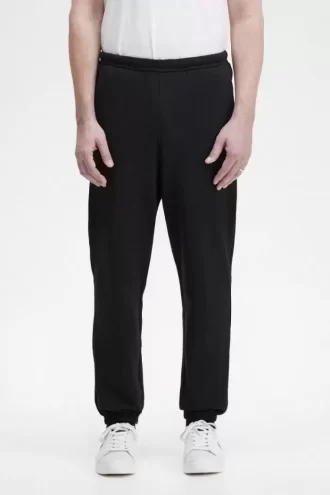 Pantaloni sport pentru bărbați cu detalii de insignă