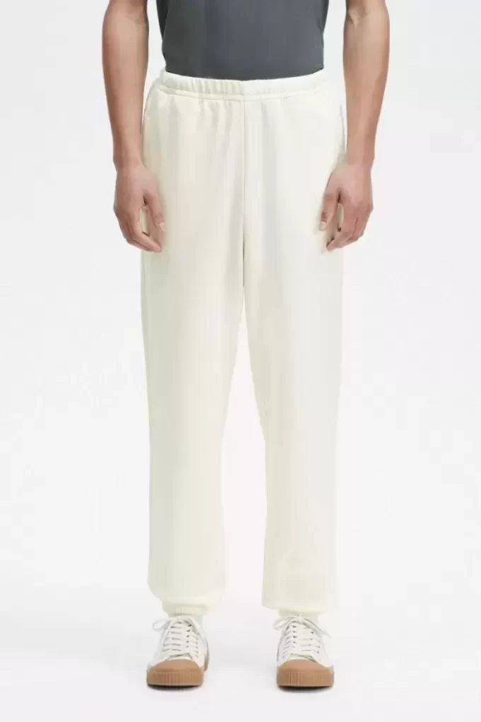 Pantaloni sport pentru bărbați cu detalii de insignă Pantaloni sport pentru bărbați cu detalii de insignă