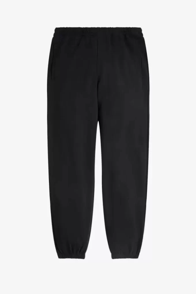 Pantaloni sport pentru bărbați cu detalii de insignă Pantaloni sport pentru bărbați cu detalii de insignă